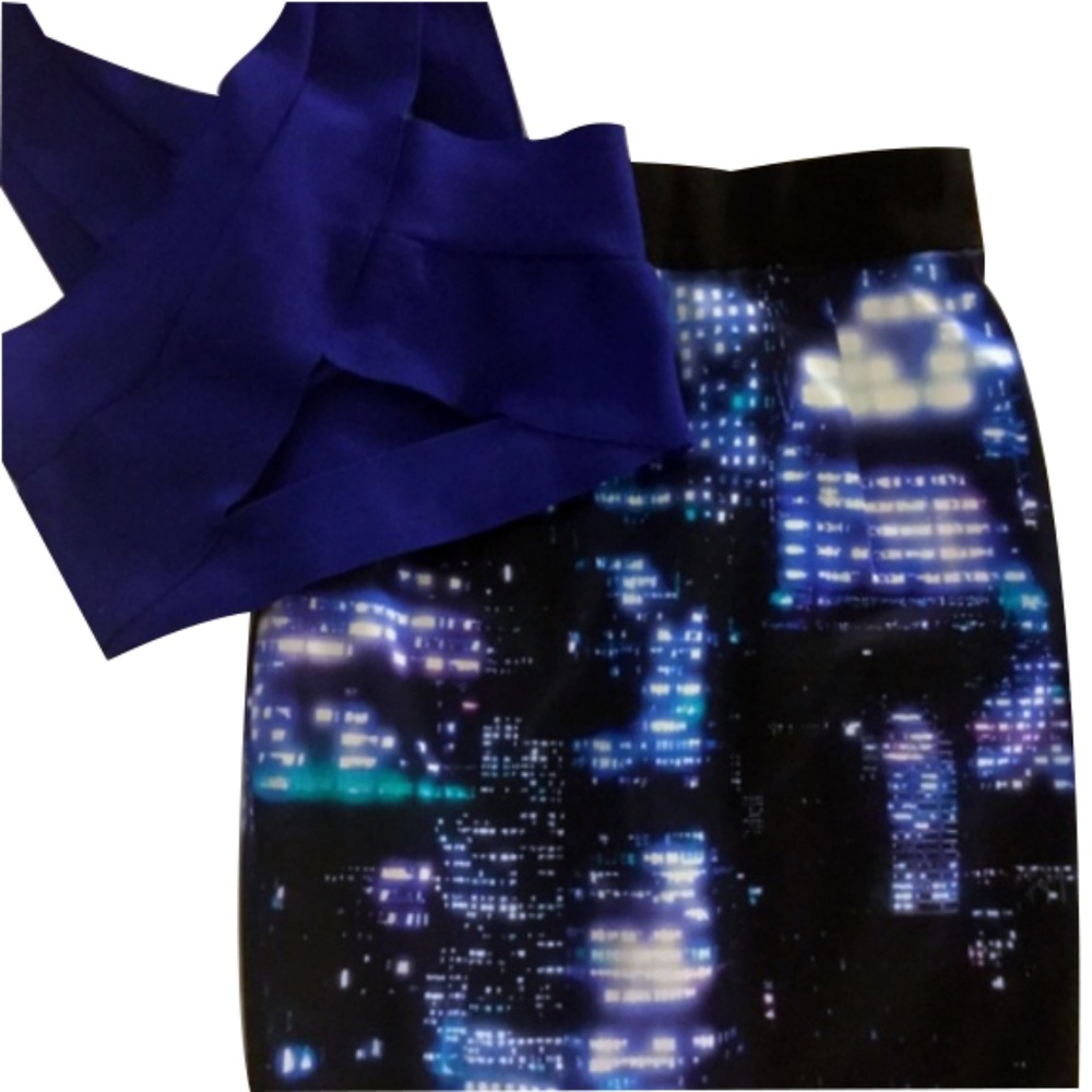 Silence + Noise stretch cut-out crop top